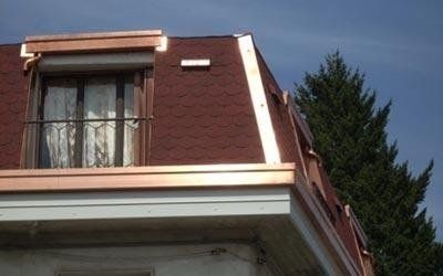 tetto in tegole impermeabilizzato