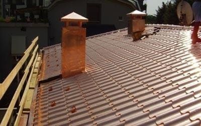 canali di gronda per la raccolta acque