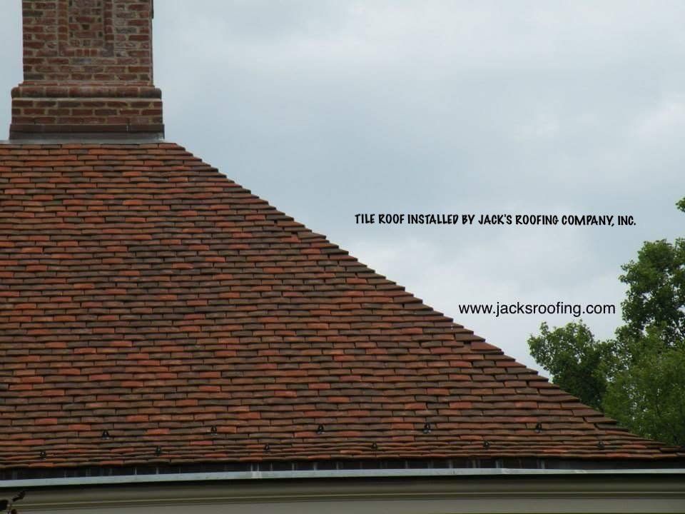 Tile roof installed by Jack's Roofing Company, Inc.