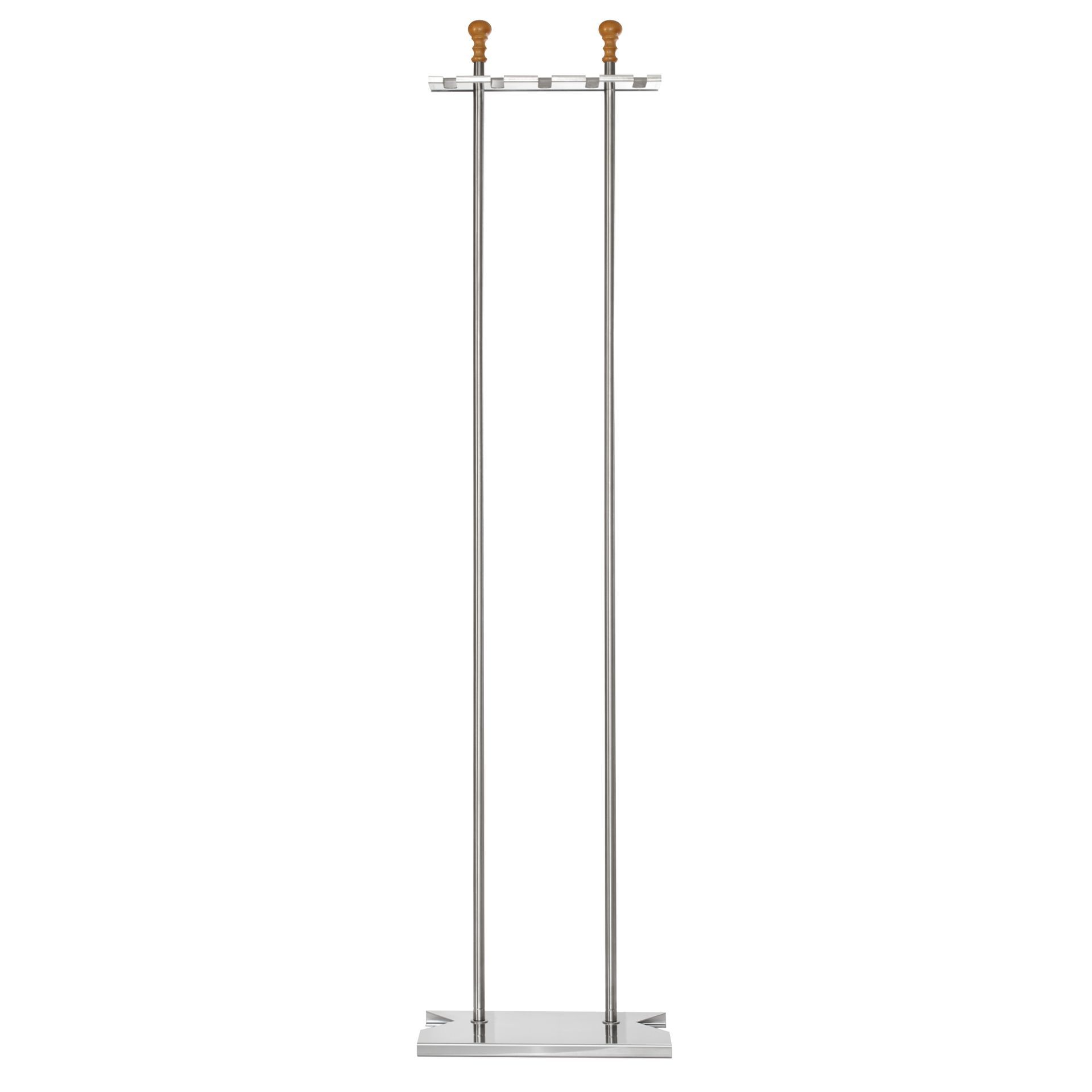 VERTICAL STAINLESS STEEL 5-PLACES SUPPORT