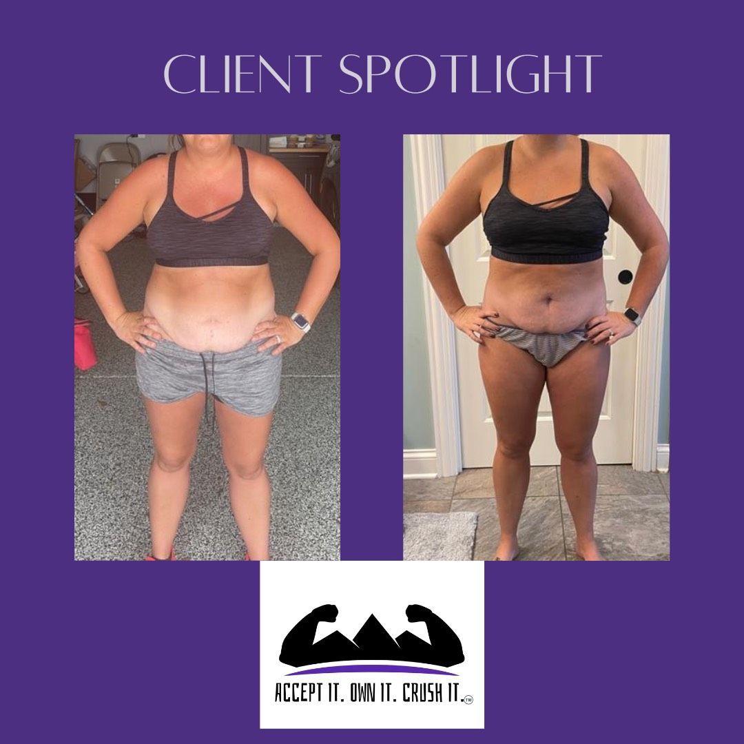 Woman Loose Weight Transformation — Monee, IL — K-Ray Fitness At AOC Gym