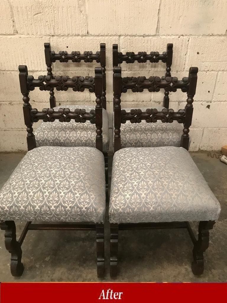 Reupholstered Chair Seat fabric