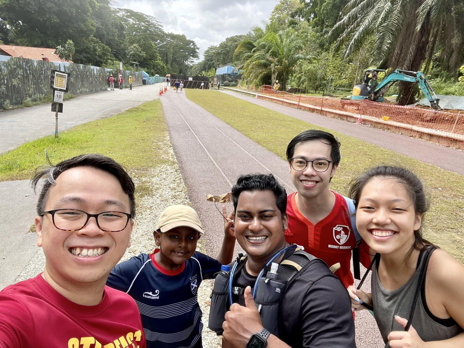 Walkathon participants