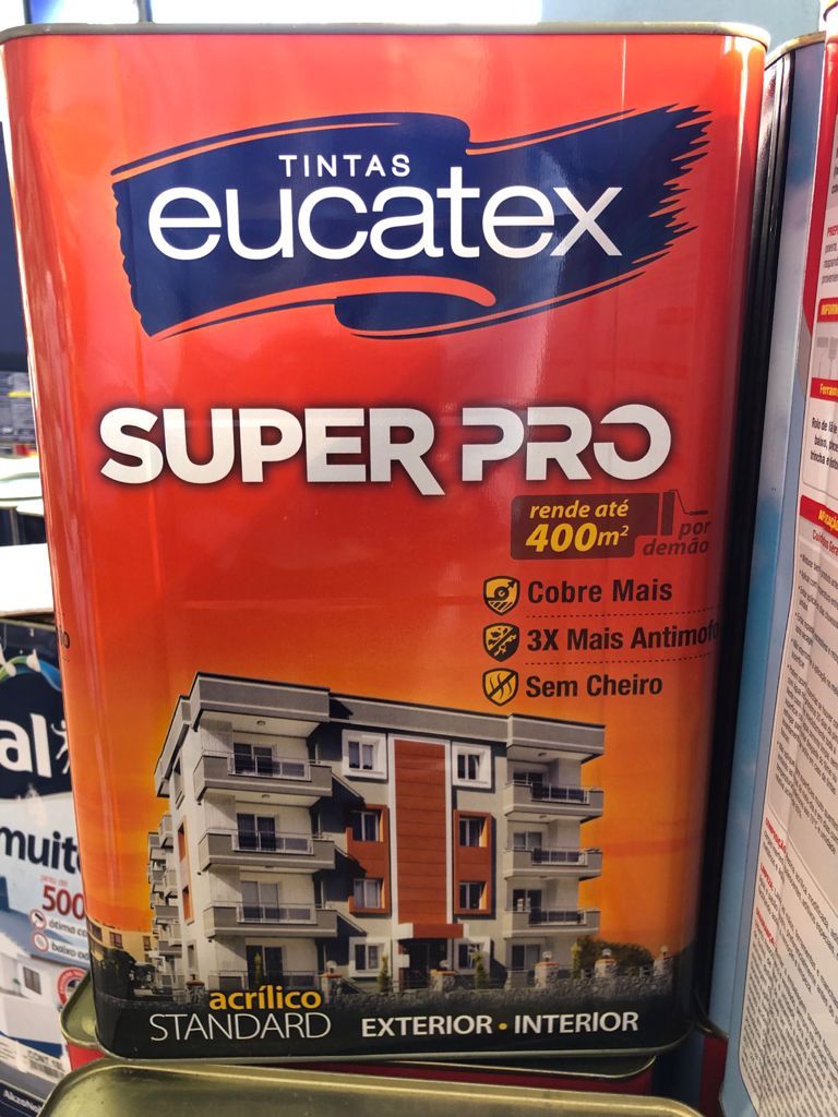 Tinta Super Pro Acrílico Standard na Casa Aguilar Tintas