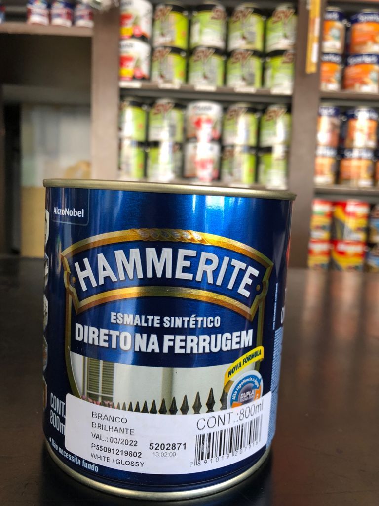 Esmalte Sintético Direto na Ferrugem Hammerite na Casa Aguilar Tintas