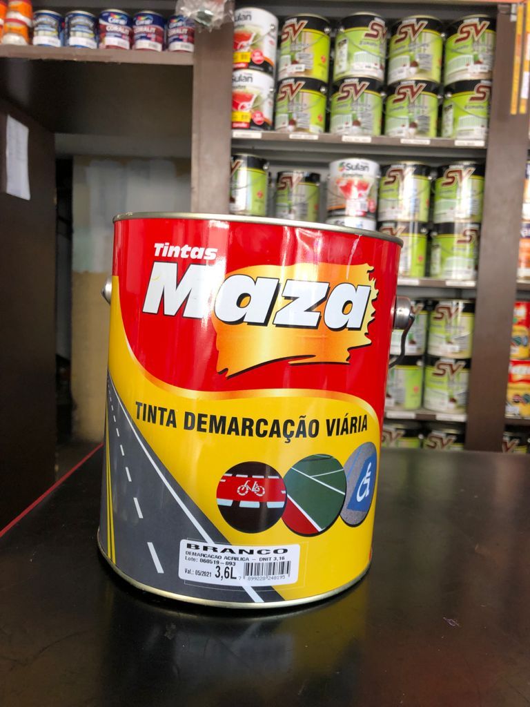 Tinta Demarcação Viária da Maza na Casa Aguilar Tintas