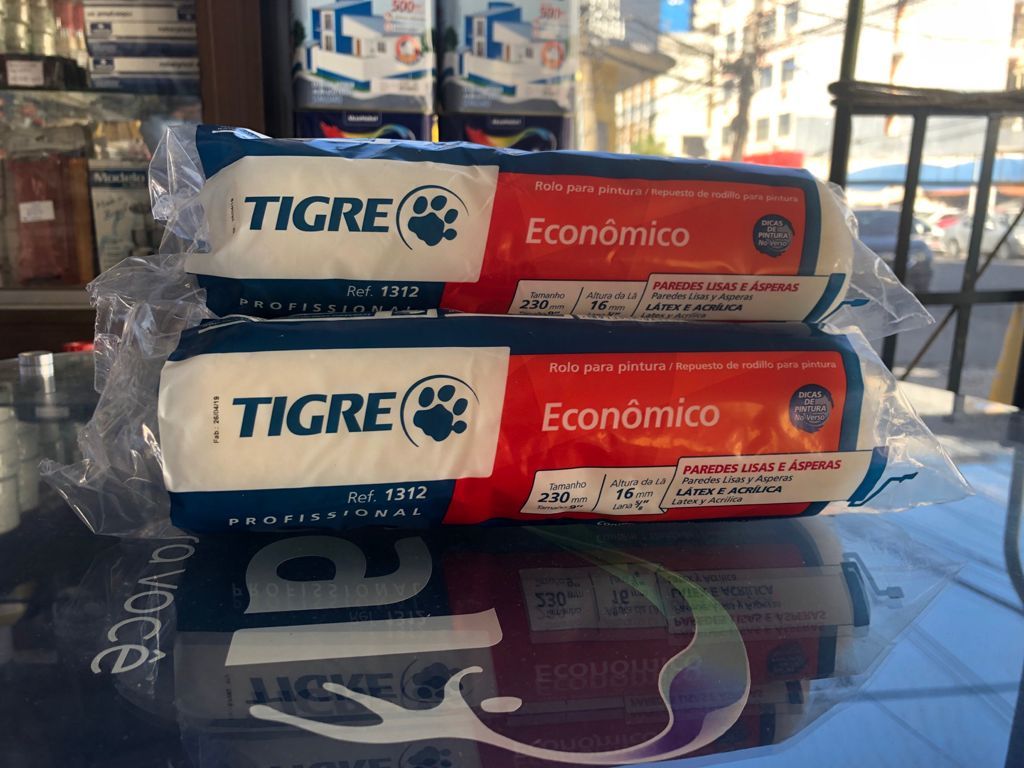 Rolo para Pinturas da Tigre na Casa Aguilar Tintas