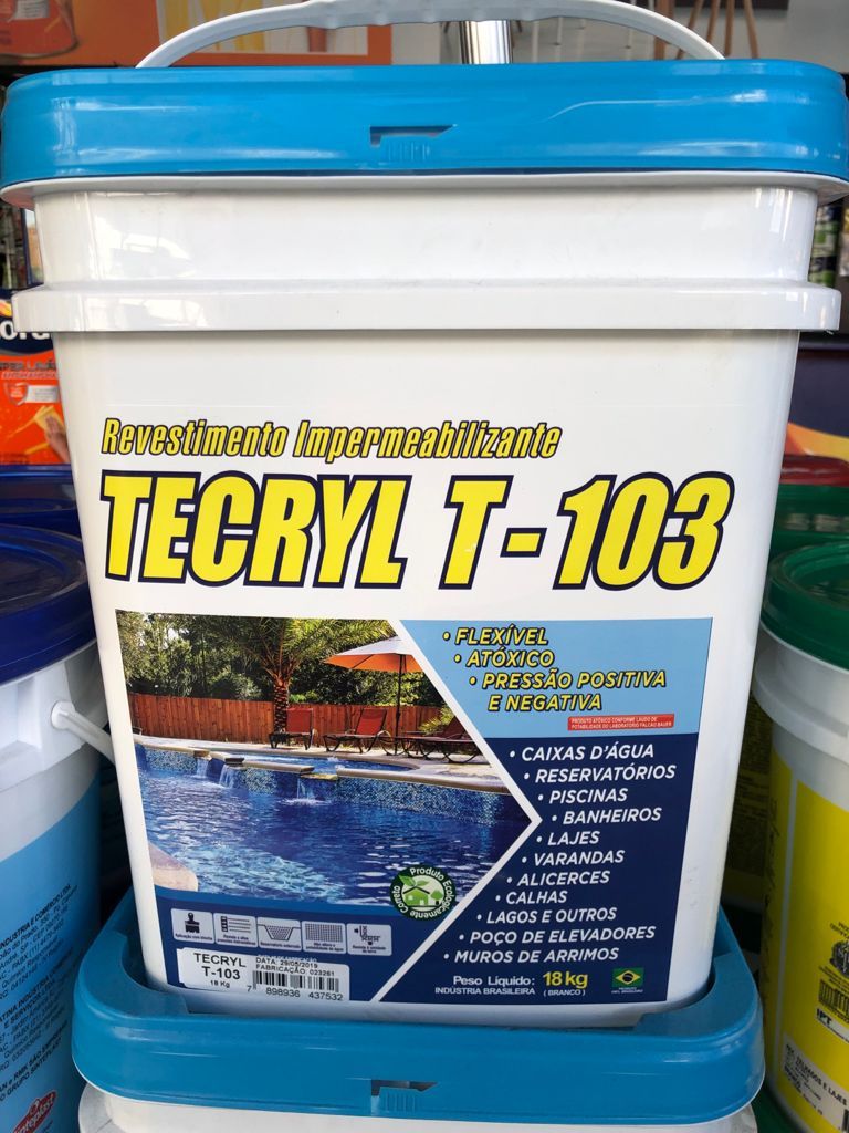 Revestimento Impermeabilizante na Casa Aguilar Tintas