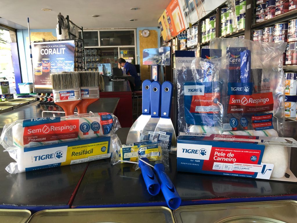 Produtos para Pintura de Varias Marcas na Casa Aguilar Tintas