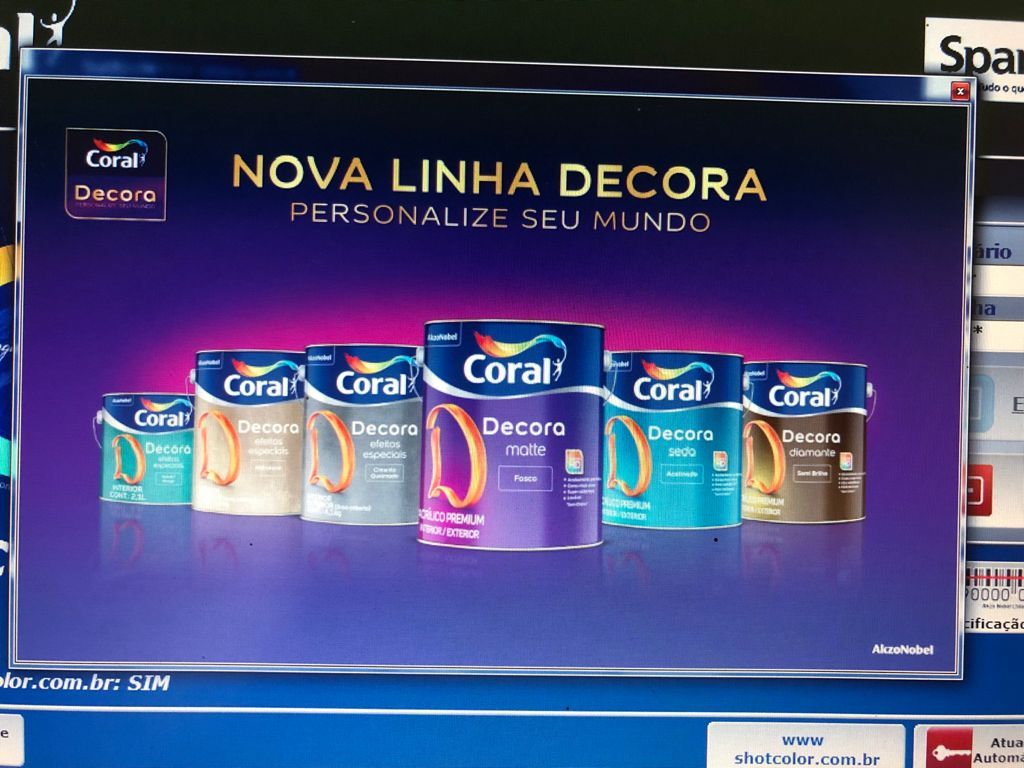 Nova Linha Decora da Coral na Casa Aguilar Tintas