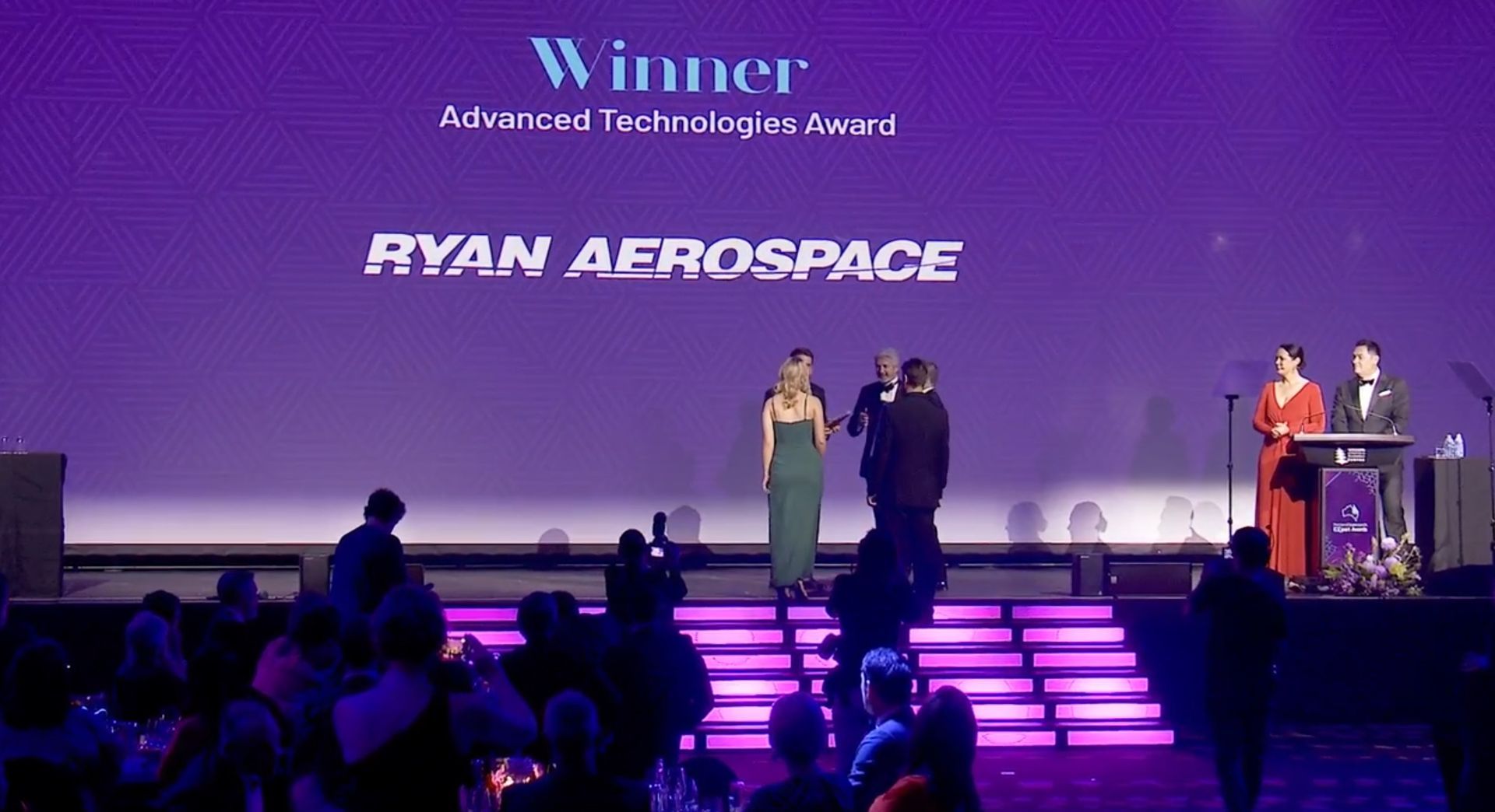 RYAN AEROSPACE wins Queensland Premier's Export Award for Advanced Technologies