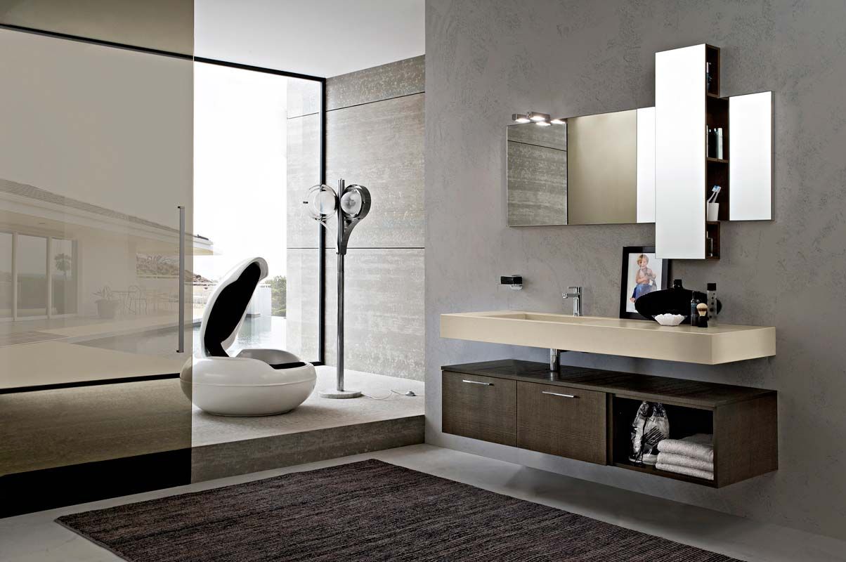 bagno moderno dal design minimal