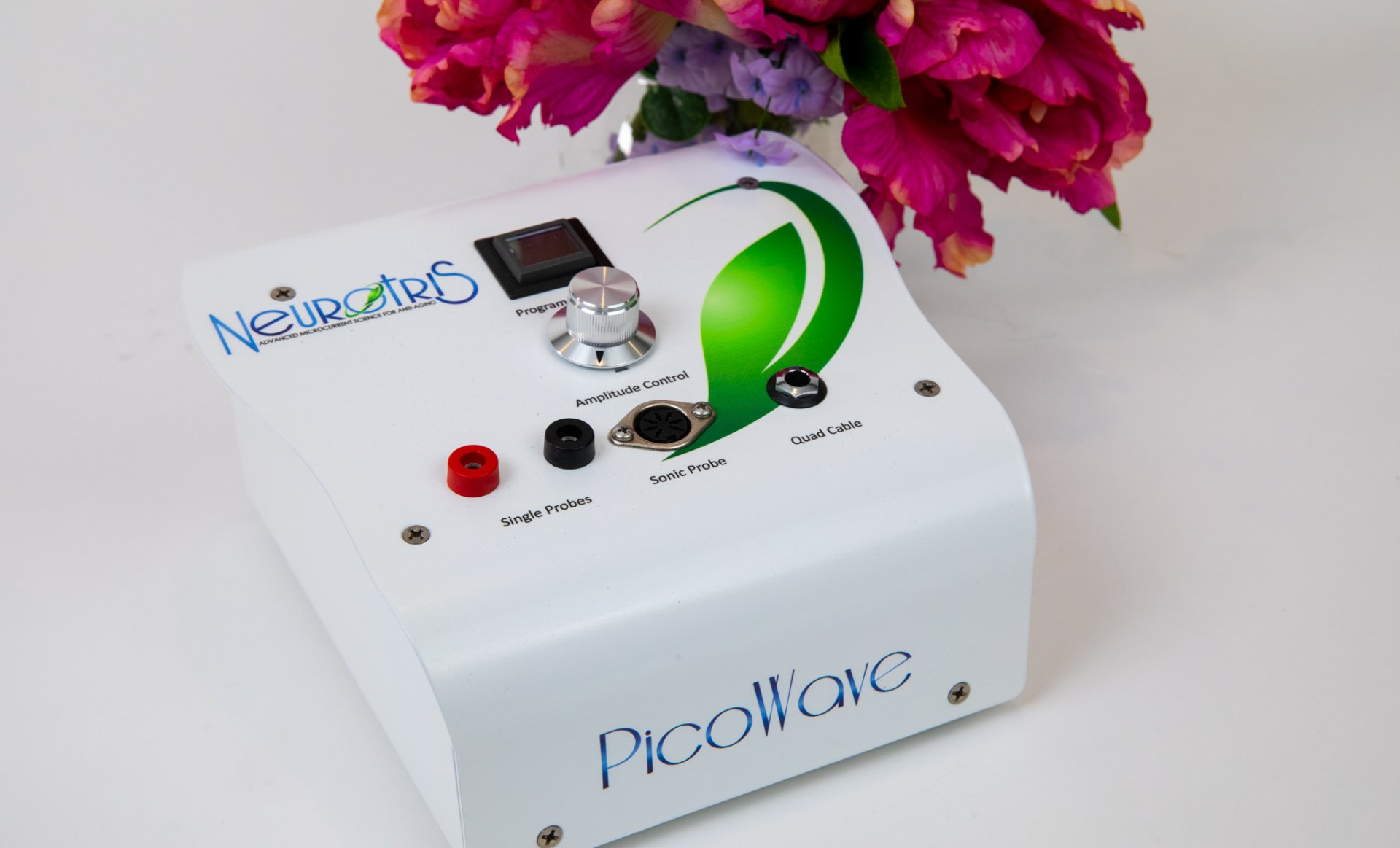 The SX2500 for microcurrent facial toning and wellness treatments.