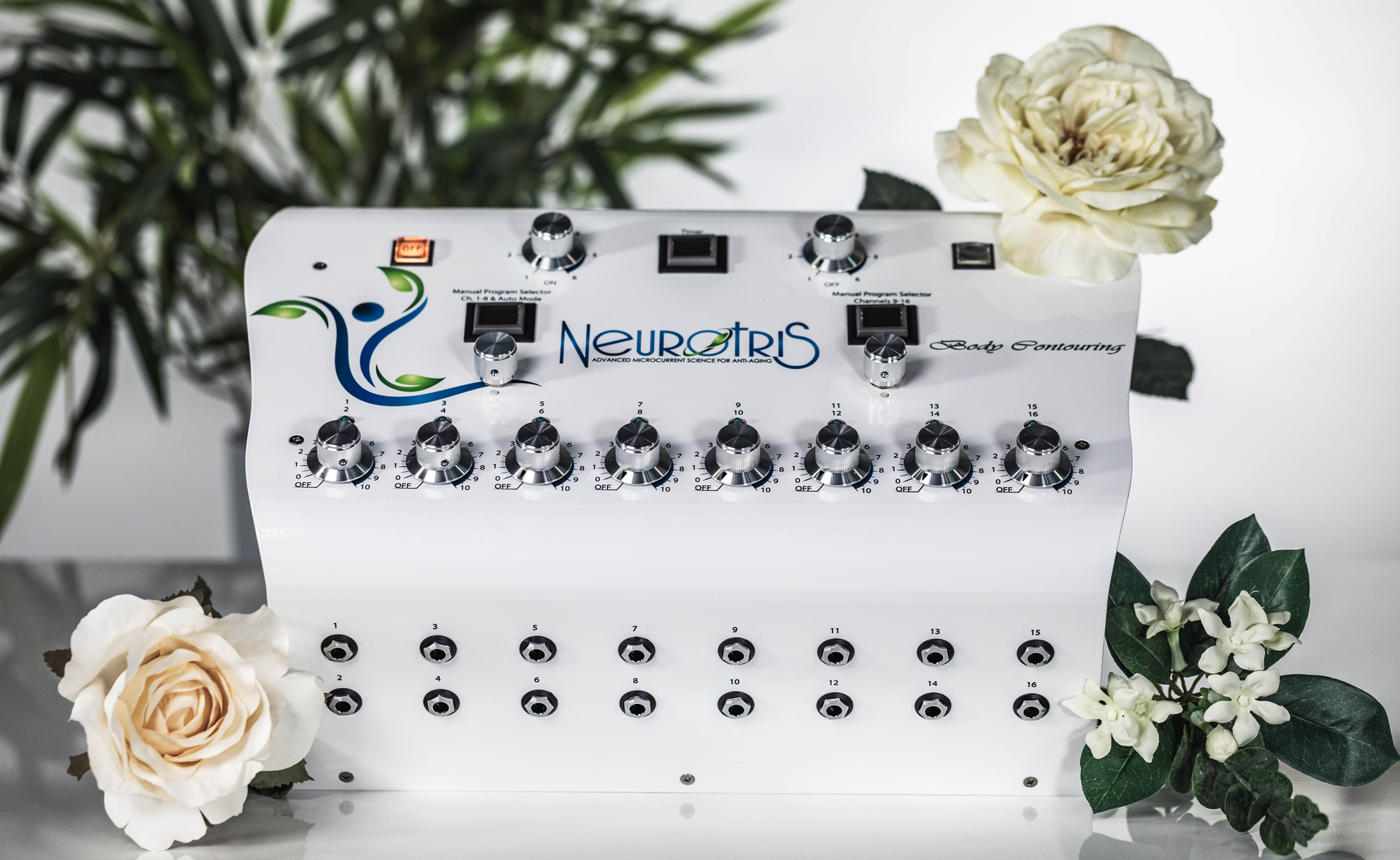 NeurotriS SVX650 microcurrent machine used for non-surgical skin tightening for body and body sculpting without downtime.