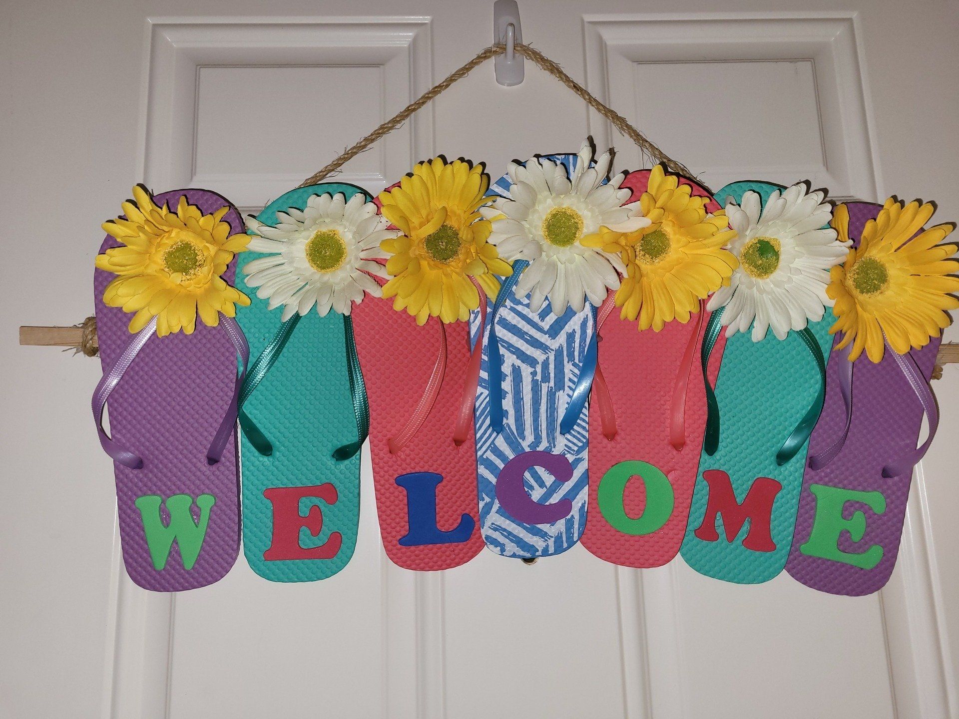 Monthly Project Flip Flop Welcome Sign Fun Family Project