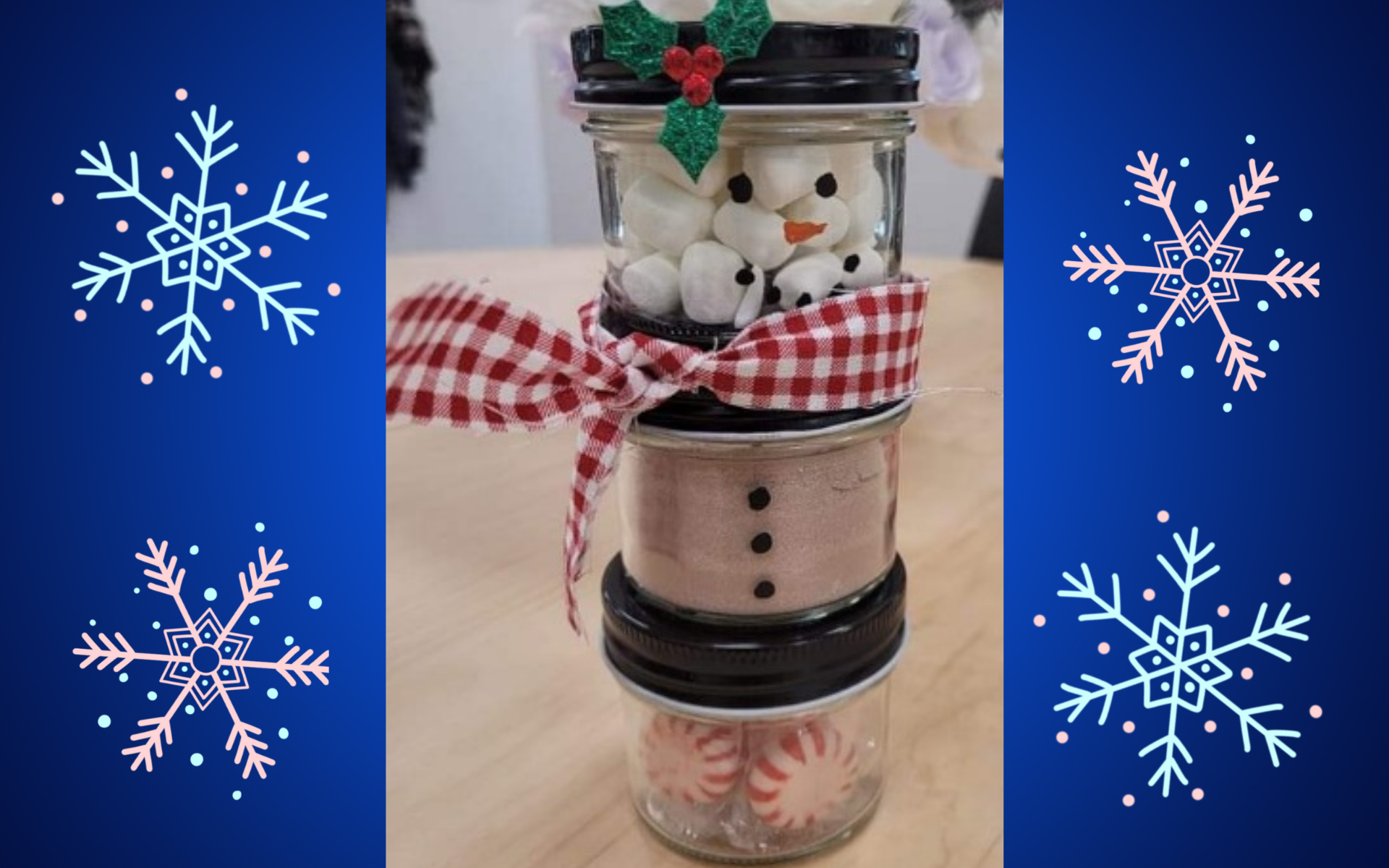Snowman Hot Cocoa Jars