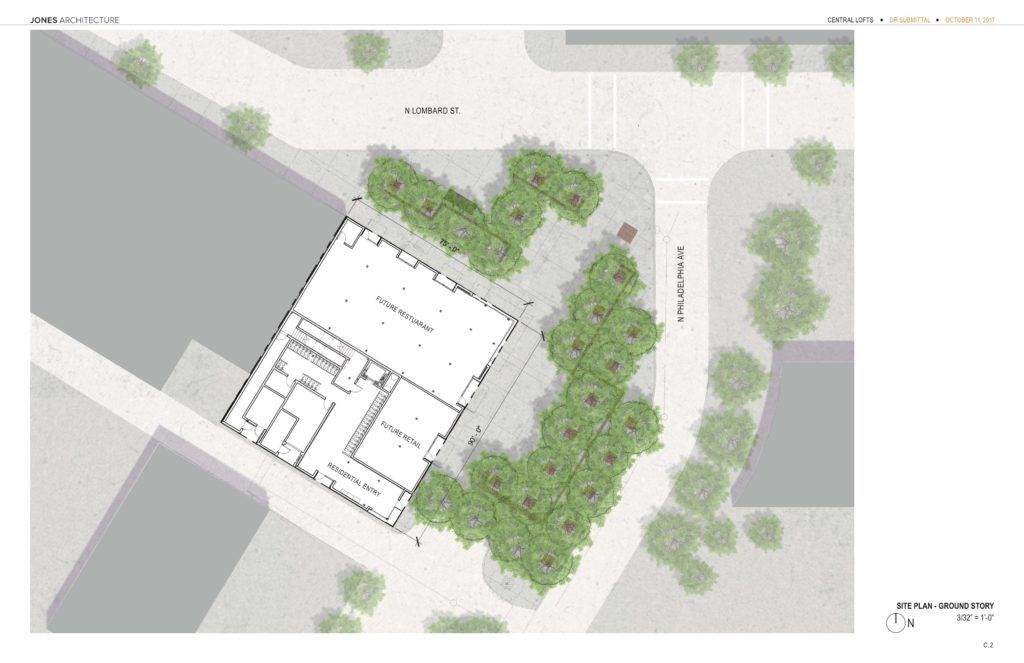 ground site floor plan - central lofts
