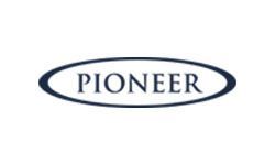 Pioneer logo on a white background