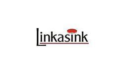 A logo for a company called inkasink on a white background.
