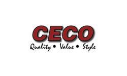 The ceco logo is red and black and says quality value style.