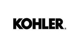 The kohler logo is black and white on a white background.