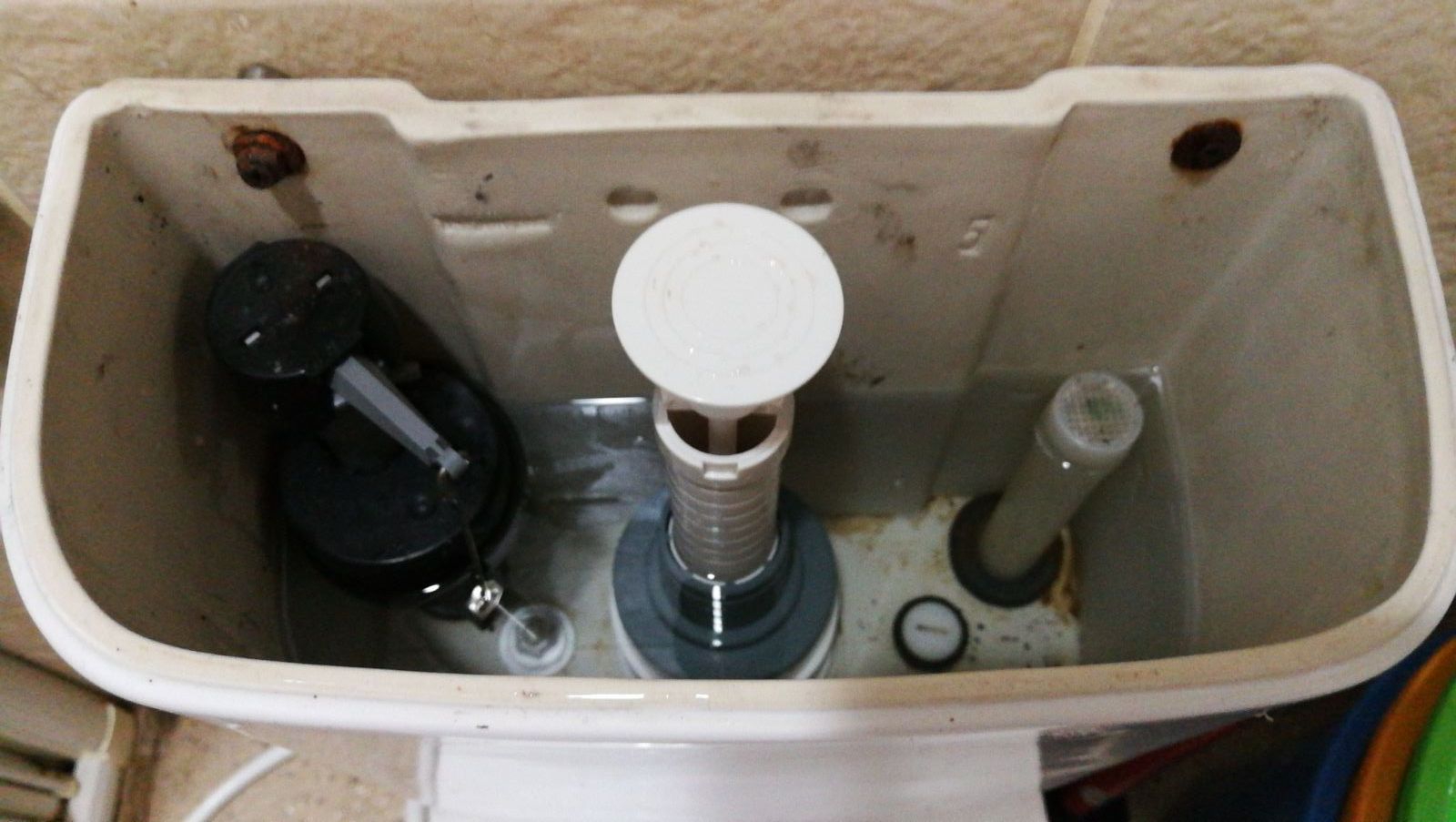 Toilet repair with warranty plan