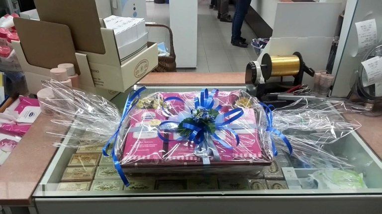 confezione regalo con prodotti cosmetici