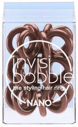 elastico per capelli castani