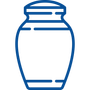 Blue Urn Icon