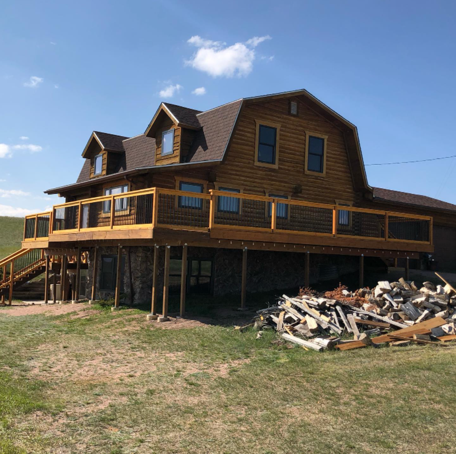 Large Wooden Deck Of Home — Cheyenne, WY — All Decked Out LLC