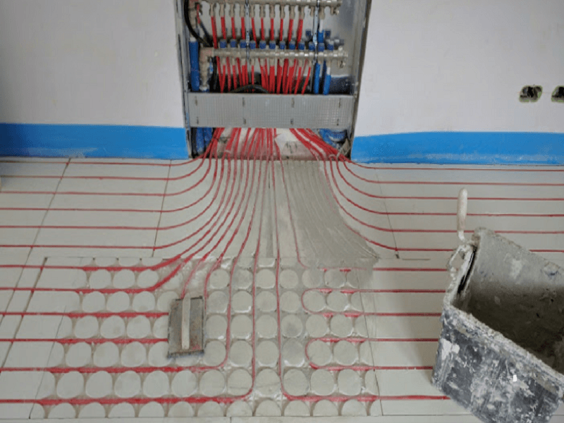 impianto a pavimento