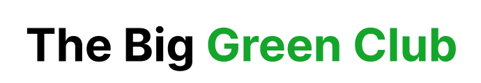 A green and black logo for the big green club