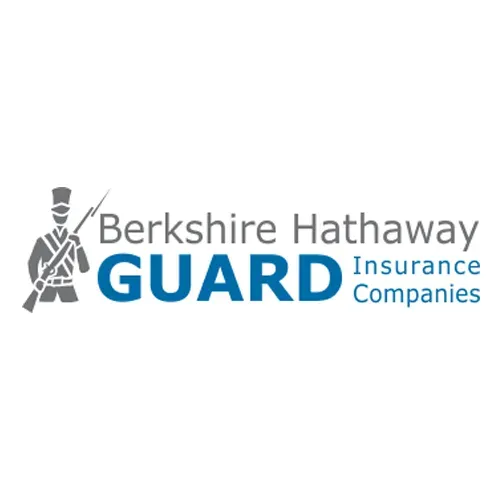 Berkshire Hathaway GUARD Insurance Companies logo: soldier icon with company name.