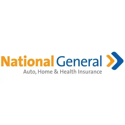 National General Insurance logo: orange