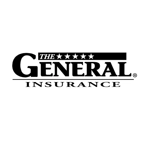 The General Insurance logo in black and white.