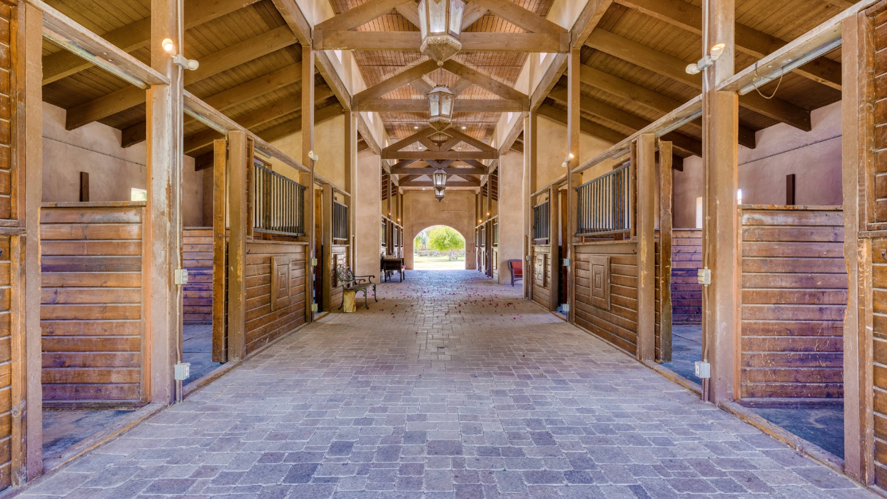 interior of the Barn