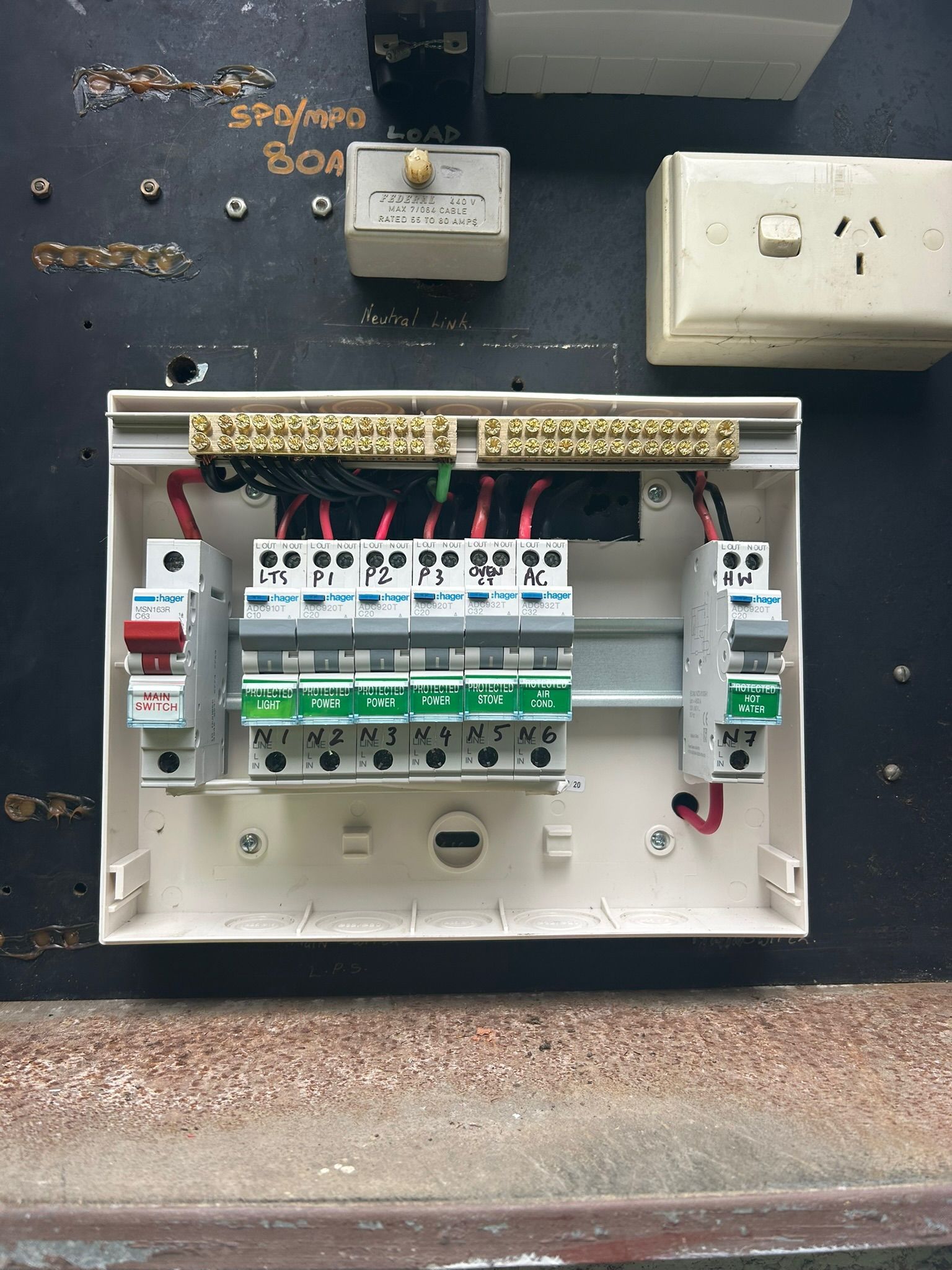 Gray Weatherproof Electrical Outlet Box — Fry Electrical In Budgewoi, NSW