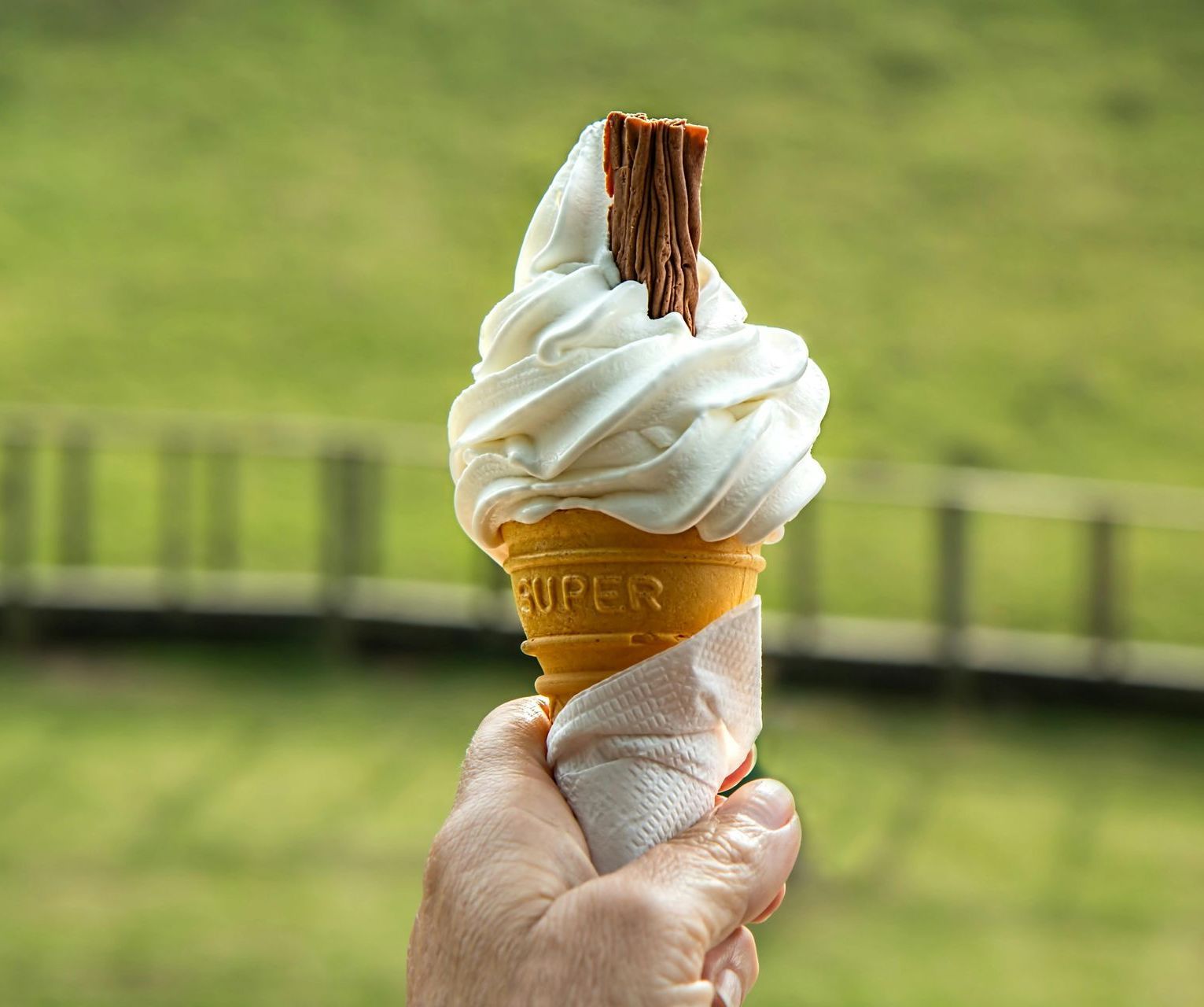 A Group of Friends Holding Their Favorite Ice Creams — Frosty Whip in Rasmussen, QLD