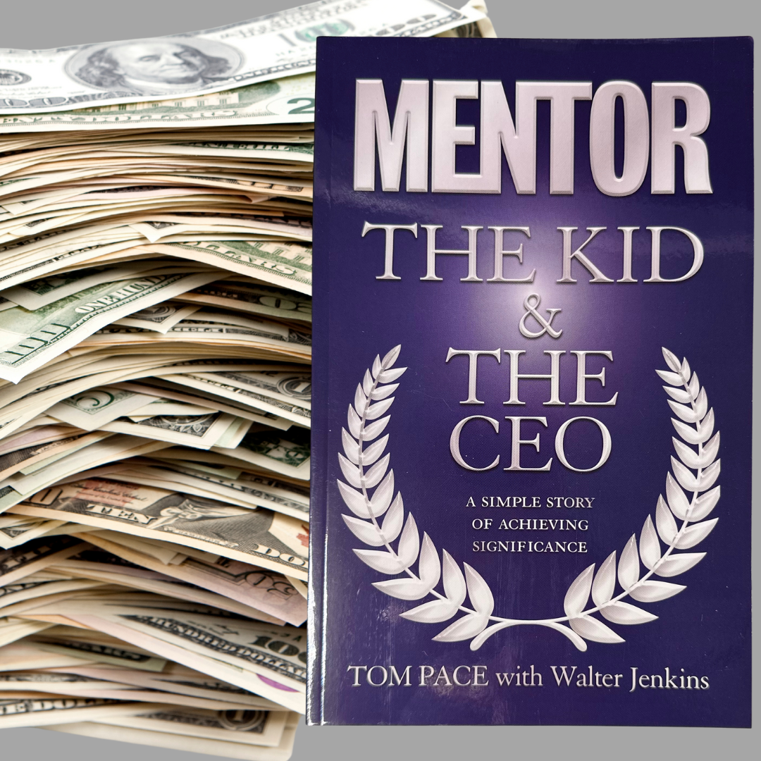 A book titled mentor the kid and the ceo