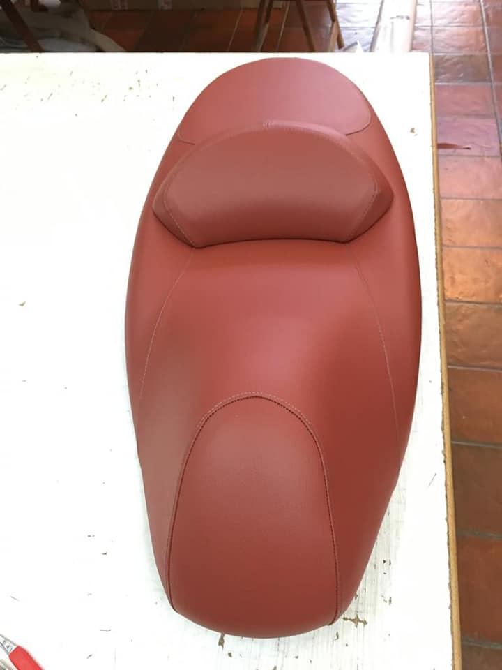sella scooter in pelle