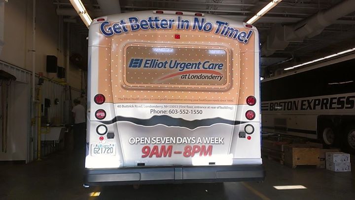 Back of a bus graphics