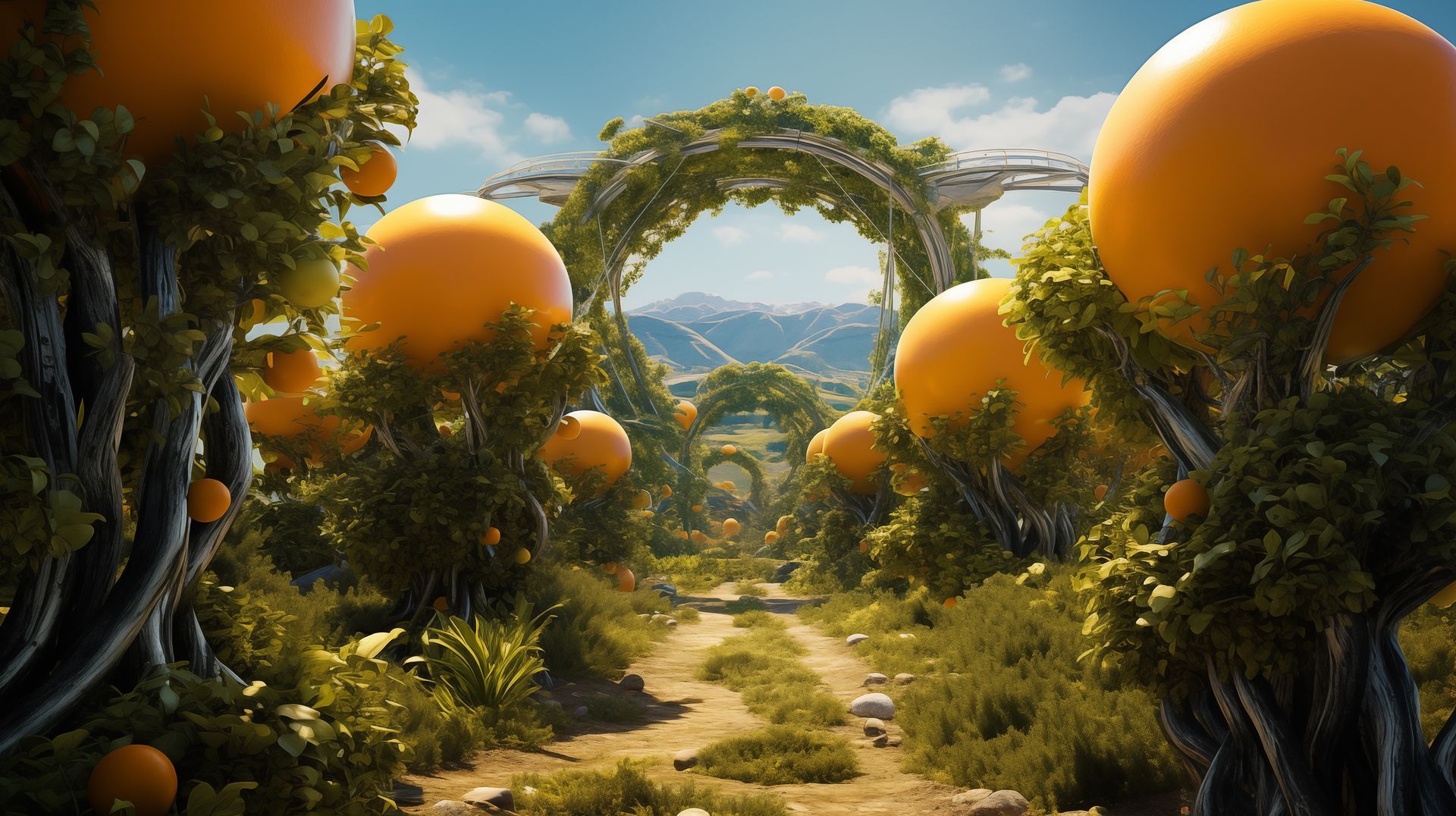 Fruit Realm Landscape
