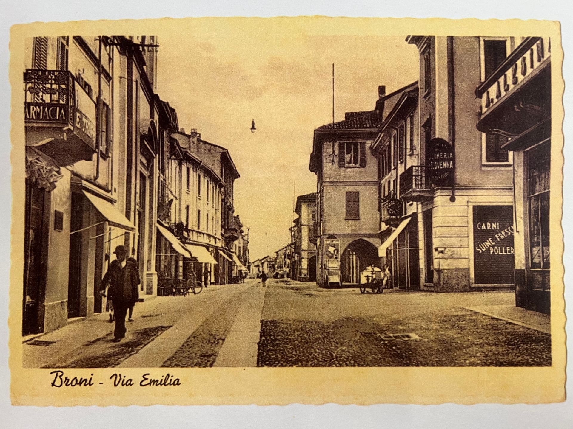 Broni - Via Emilia - Foto storica