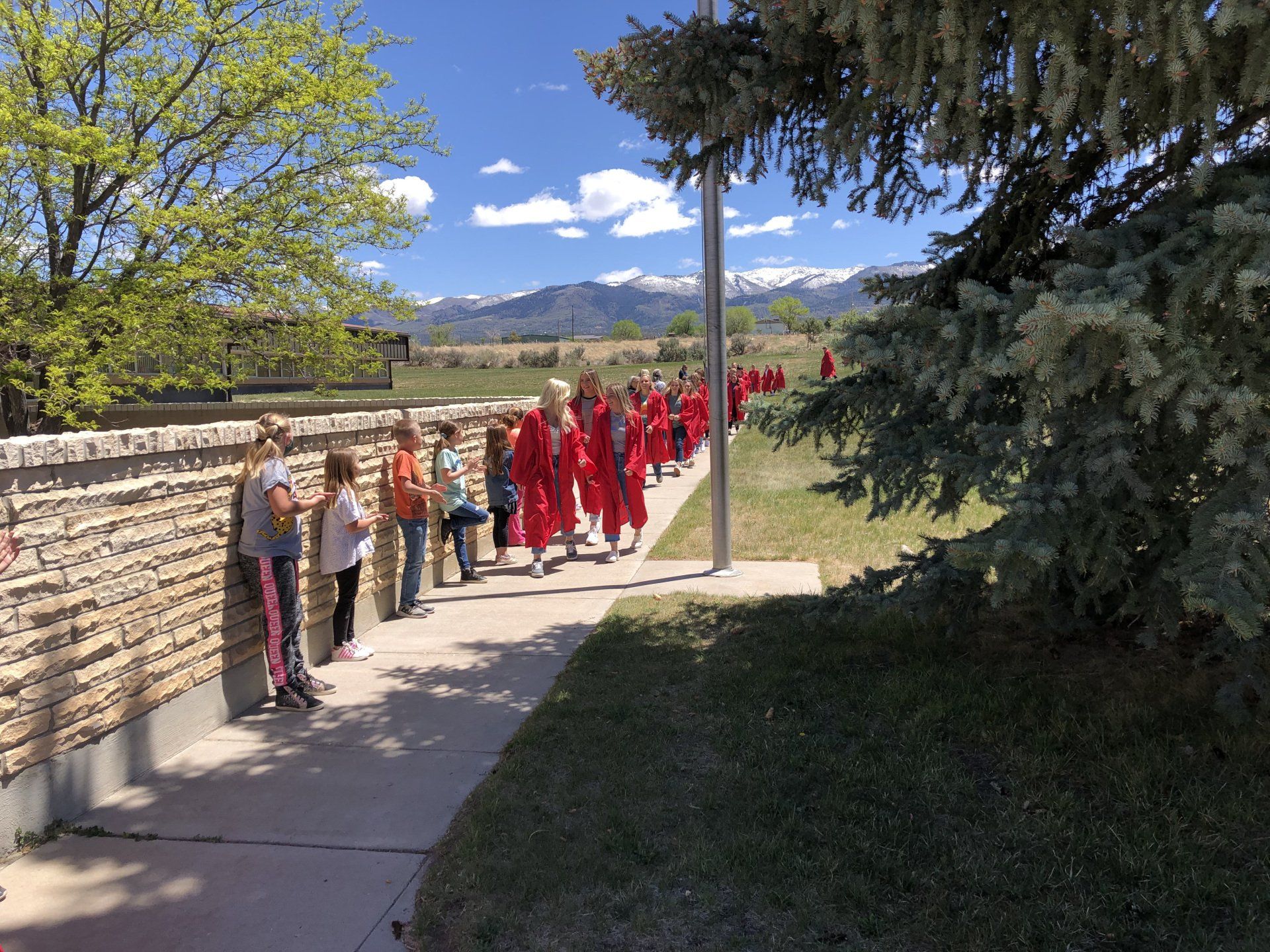 Graduation walk-through