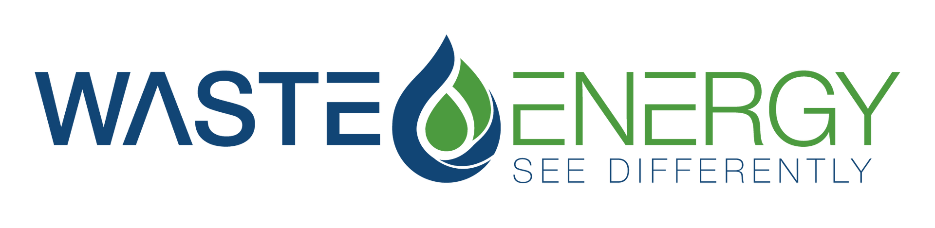 A blue and white swirl on a white background.