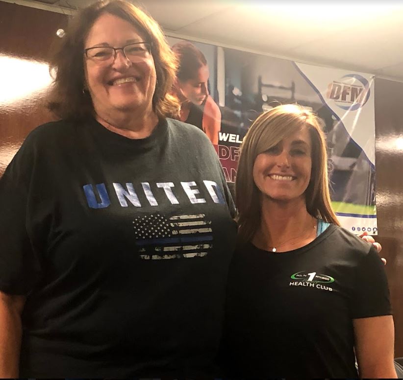 Weight loss before and after - Group fitness