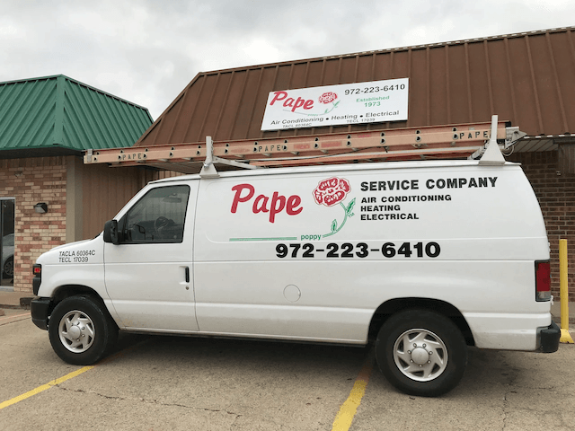 Pape Air Conditioning & Heating Van