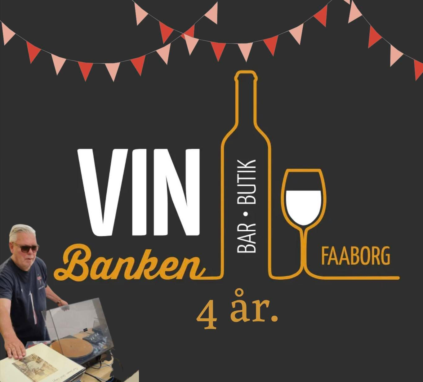 Vinbanken fylder 4 år!