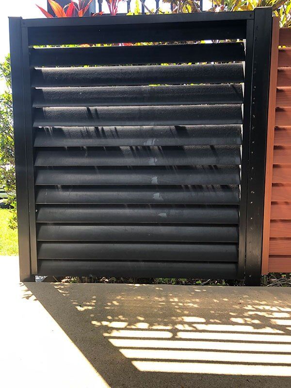 small black automatic gate - gate automation Cairns, QLD