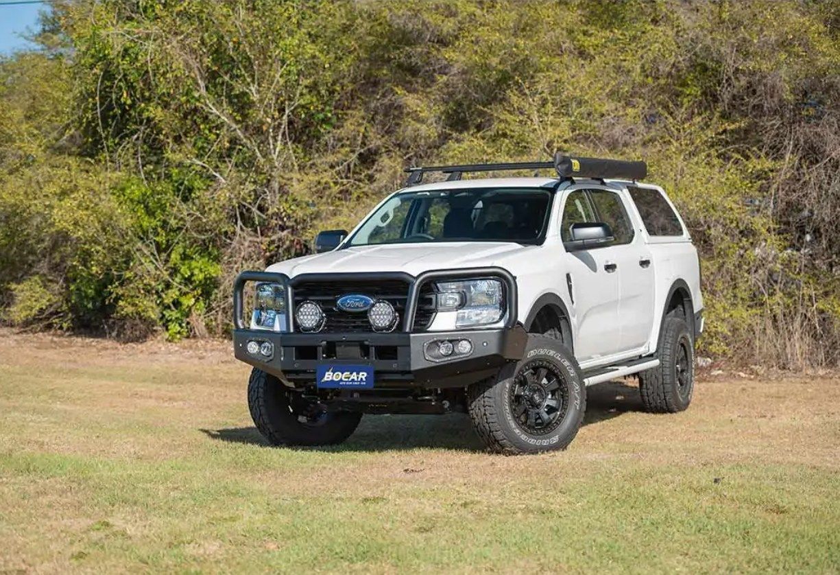 White Off-road Vehicle with a Roof Rack — TJM Wagga Wagga In Ashmont, NSW